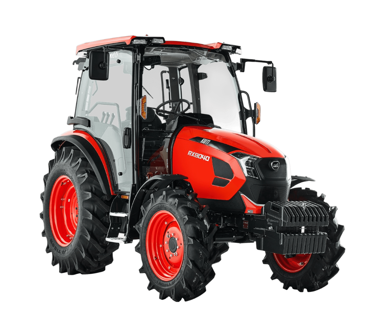 Нов трактор с кабина и климатик KIOTI RX8040